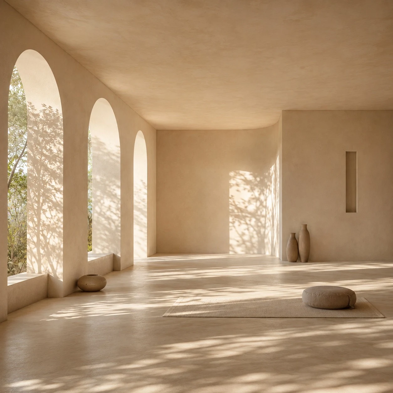 The Aangan studio floor